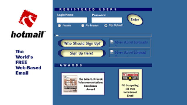 Se lanza Hotmail de manera comercial