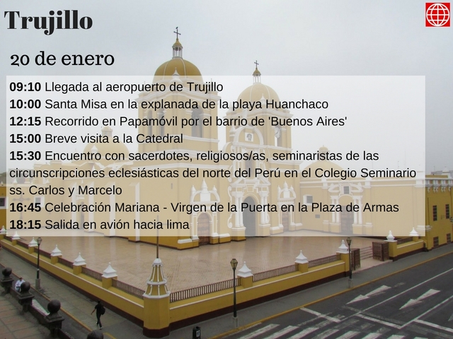 Estadía del Papa en Trujillo