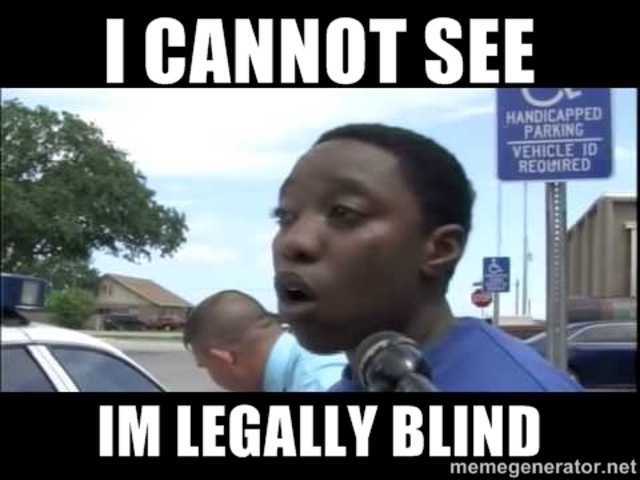Legally Blind