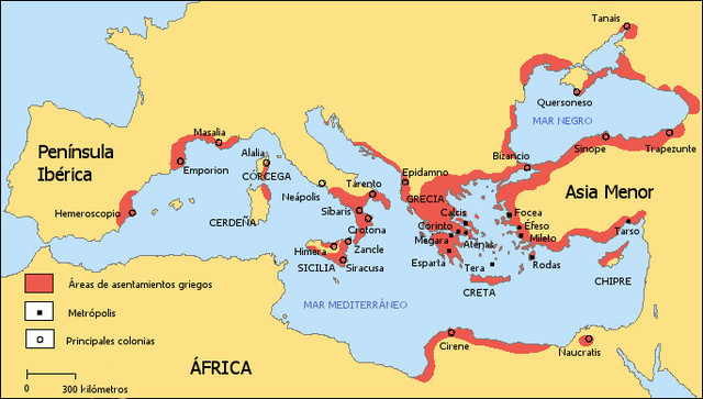 Colonización Griega.