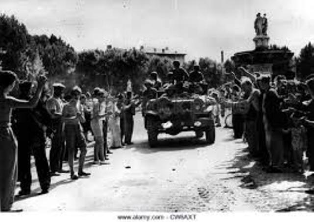 Germany surrenders Normandy