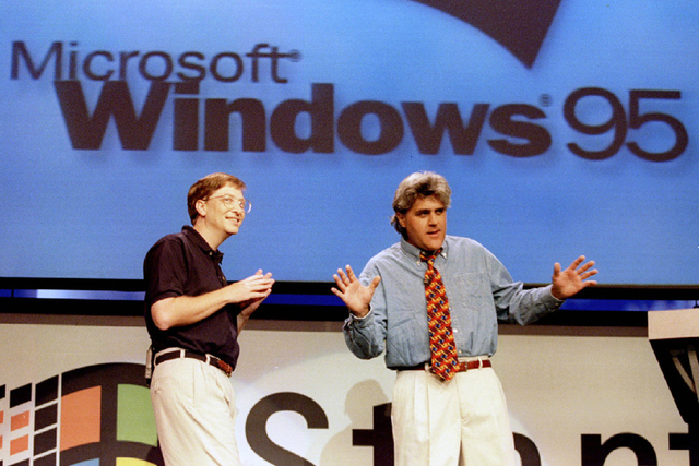 4 meses después del lanzamiento de Windows 95