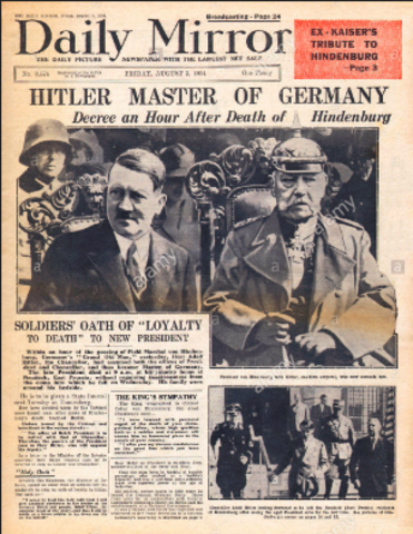 Hitler becomes chancellor