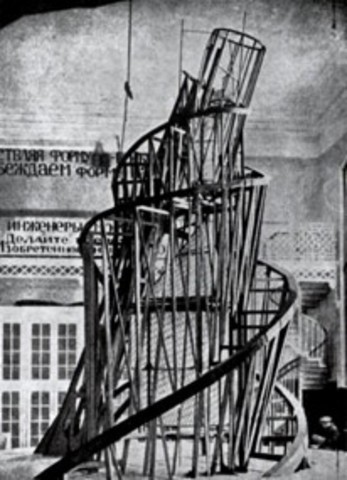 constructivisme, 1919-1934, Rusland (Lissitzky) (( Malevich, Tatlin en El Lissitzky)