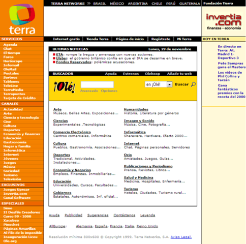 Telefónica Interactiva se convirtió en Terra