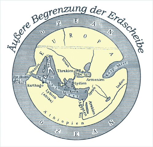 Die Erde als freischwebend