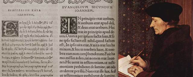 Desiderius translated the New Testament into Greek