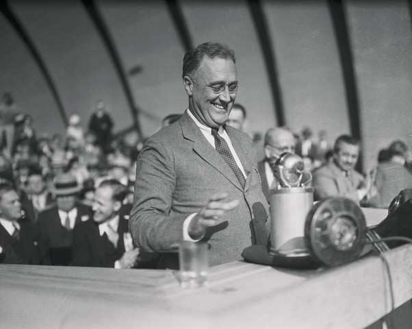 F. D. Roosevelt is elected