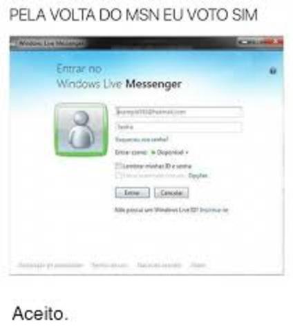 First IM message via Hotmail IM