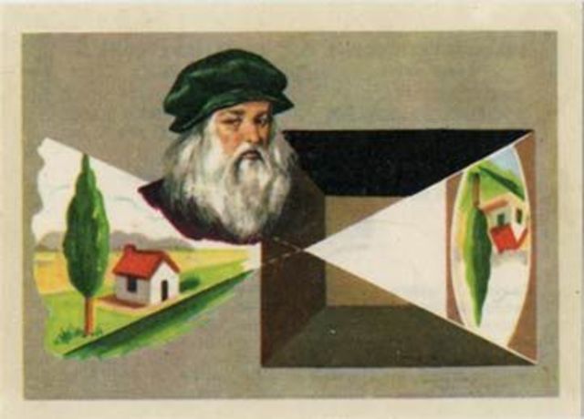 Leonardo da Vinci descubre la cámara oscura.