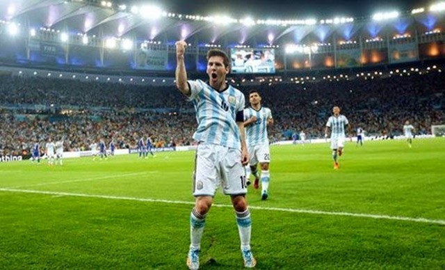 Messi first world cup