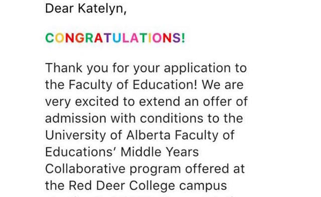 Middle Years Acceptance