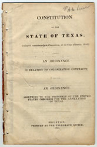 CONSTITUTION OF 1845