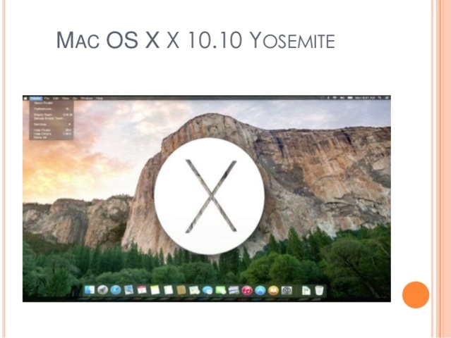 Mac OS X 10.10 Yosemite