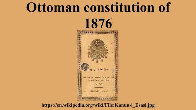CONSTITUTION OF 1876