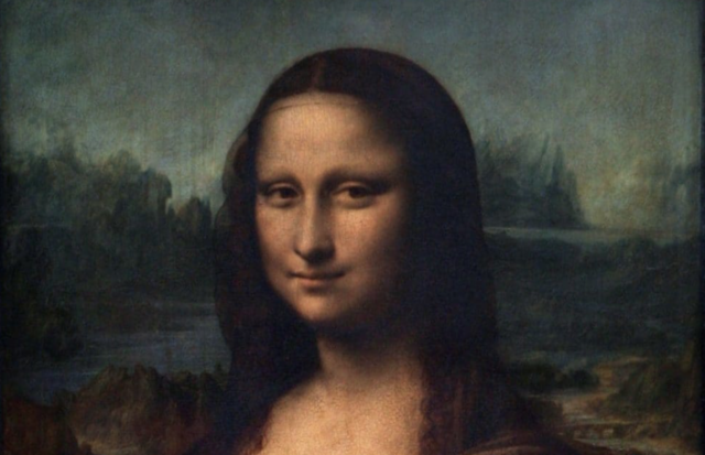 Leonardo Da Vinci paints the Mona Lisa