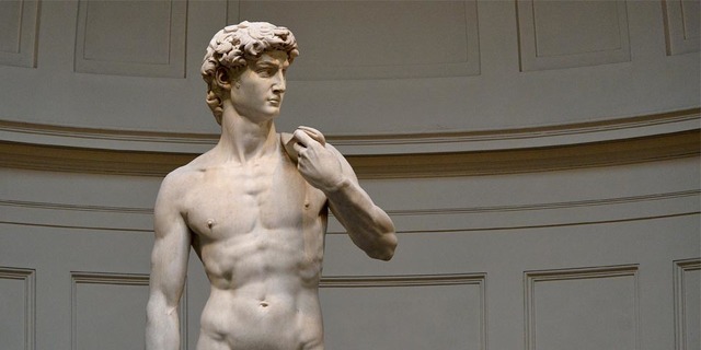 Michelangelo sculpted his statue of David