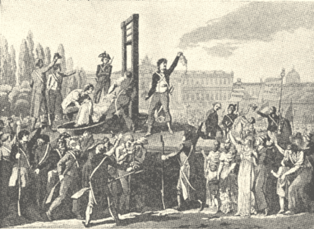 Robespierre starts the Reign of terror