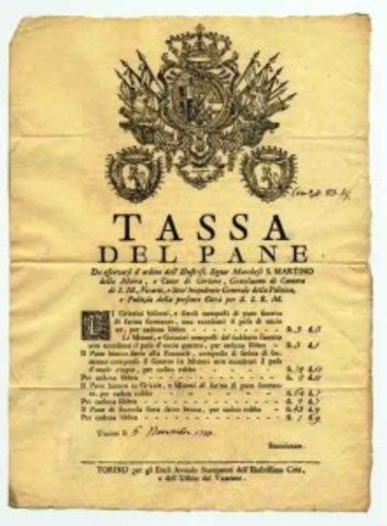 TASSA SUL MACINATO-DEFICIT DEL BILANCIO