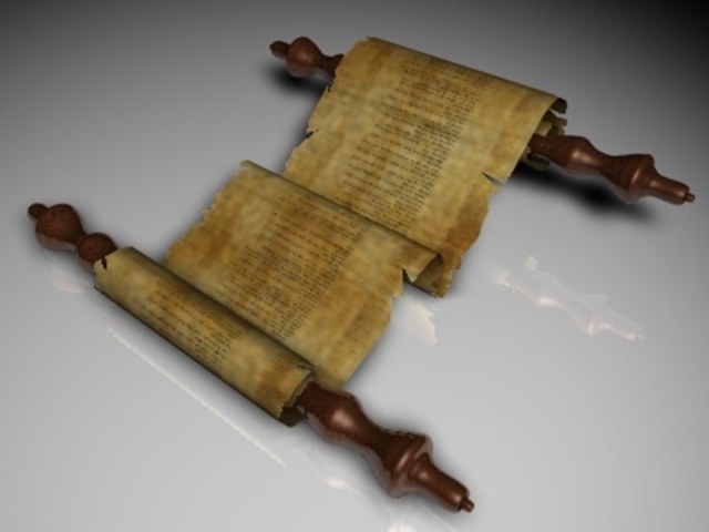 Use of papyrus scrolls