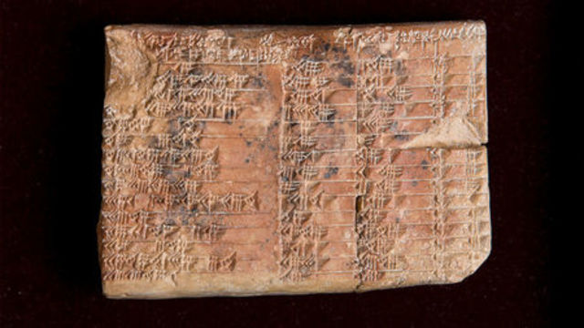 Babylonian tablets