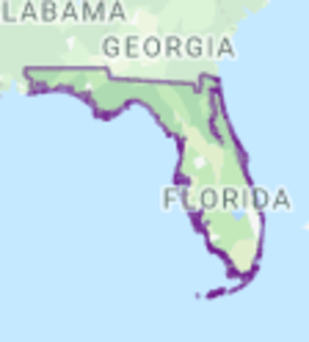 Spain Gives Florida To America