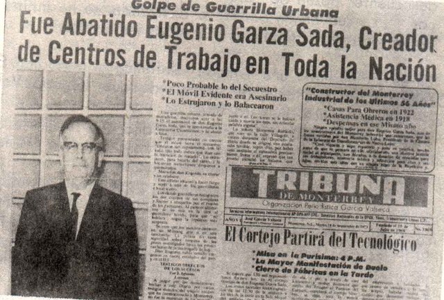 Asesinato Eugenio Garza Sada
