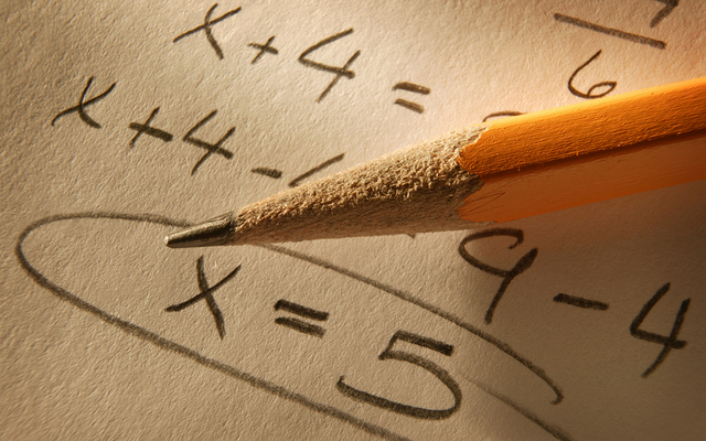 Algebra is taught in schools