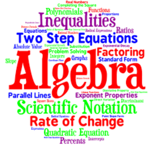 The word "Algebra"