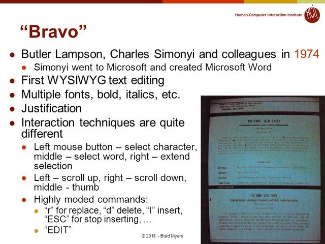 Butler Lampson & Charles Simony, Xerox PARC,en Edición y Procesamiento de Textos