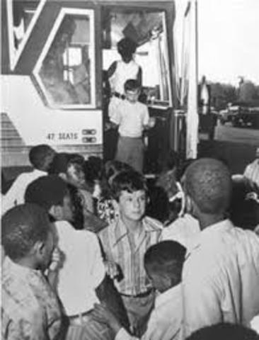 Federal Judge Arthur Garrity orders busing&nbsp;of African American students
