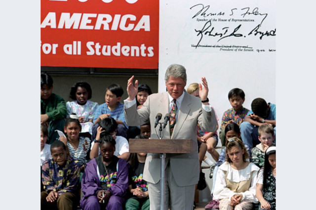 The Improving America's Schools Act (IASA) is signed into law by President Bill Clinton