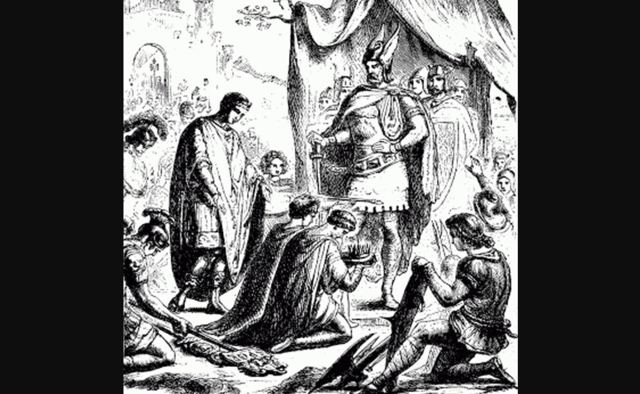 Last Roman Emperor of the West is Deposed: Romulus Augustulus by Odoacer