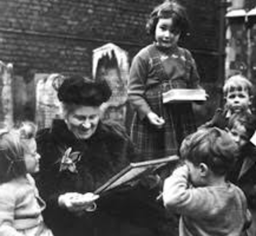 Maria trained Special Educators with her methods