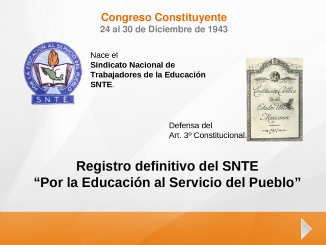 PRIMER COMITÉ EJECUTIVO NACIONAL DEL SNTE