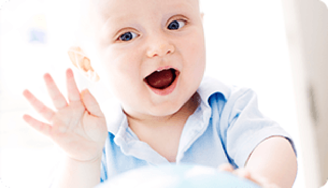 Babbling includes many sounds of spoken language