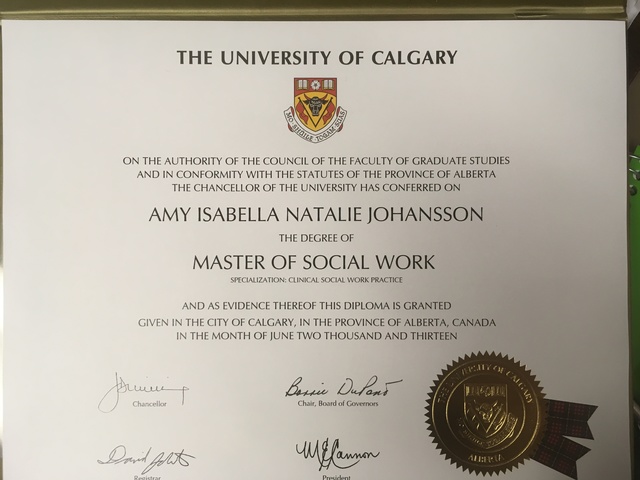 Masters of Social Work Degree