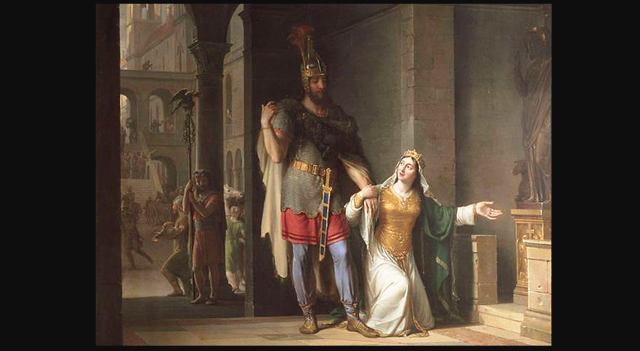 St. Clotilde is Married to Clovis I, the Founder of French Catholic Kingdom