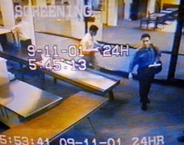 The terrorist boarding the plane