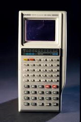 First Hand-Held Graphing Calculator