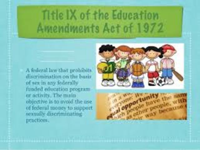 Educational Amendments Act