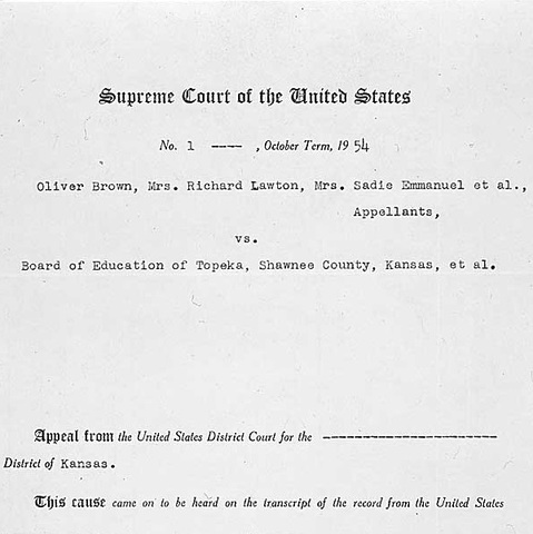 Brown v. Board of Education