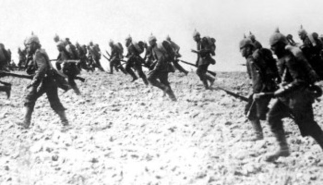 In 1916 werd een groot offensief geopend bij de somme