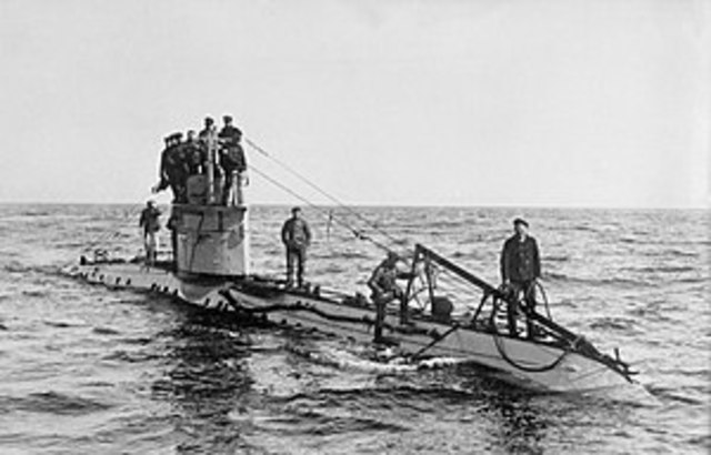 Duitsland verklaart de onbeperkte duikbootoorlog