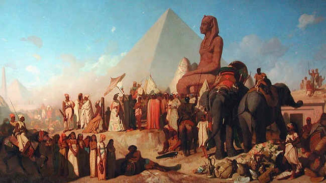 Cambise conquista l’Egitto