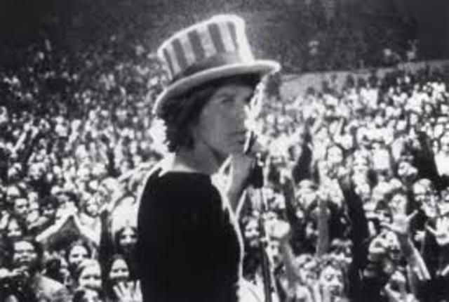 The Rolling Stones host the Altamont music festival