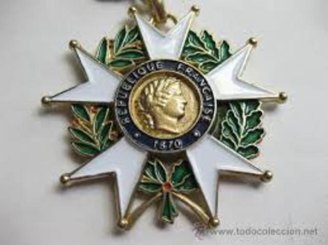 Medalla de la legión de honor