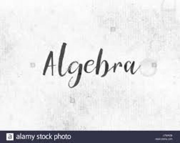 The word algebra