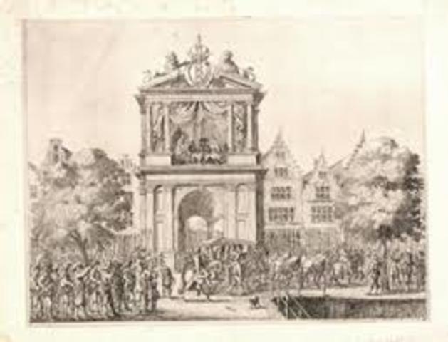 Maria de' Medici bezoekt Amsterdam