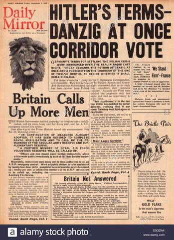 Hitler Demands Danzig